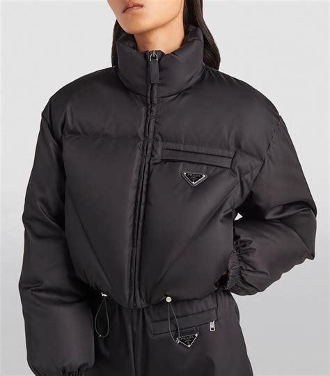 prada puffer with fur|prada puffer jacket cropped.